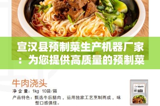 宣汉县预制菜生产机器厂家：为您提供高质量的预制菜生产解决方案