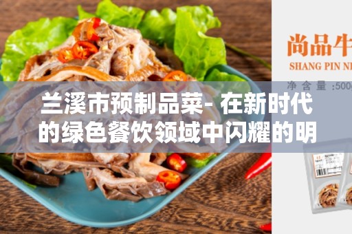 兰溪市预制品菜- 在新时代的绿色餐饮领域中闪耀的明星