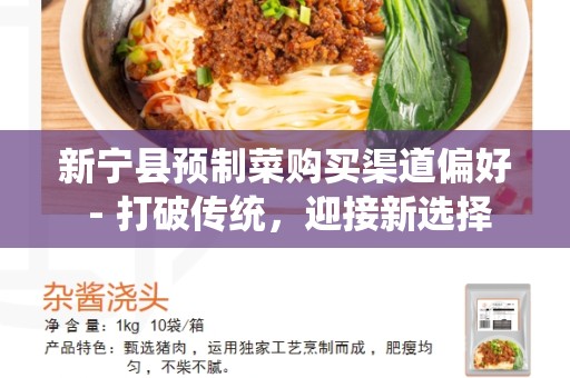 新宁县预制菜购买渠道偏好 - 打破传统，迎接新选择