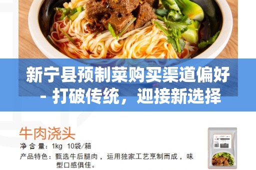 新宁县预制菜购买渠道偏好 - 打破传统，迎接新选择