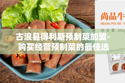 古浪县得利斯预制菜加盟- 购买经营预制菜的最佳选择