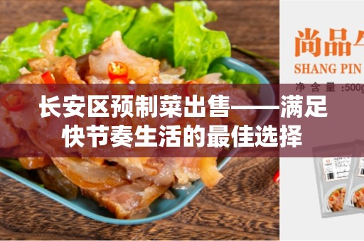 长安区预制菜出售——满足快节奏生活的最佳选择