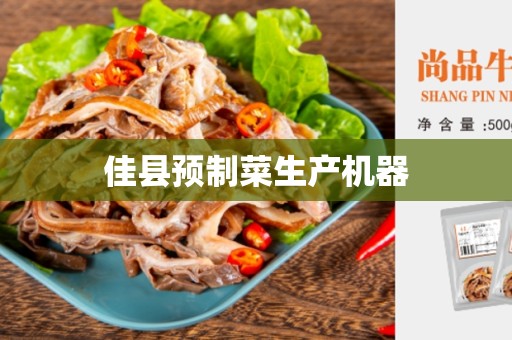佳县预制菜生产机器