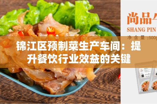 锦江区预制菜生产车间：提升餐饮行业效益的关键