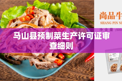 马山县预制菜生产许可证审查细则