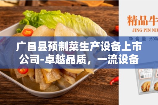 广昌县预制菜生产设备上市公司-卓越品质，一流设备