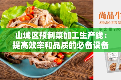 山城区预制菜加工生产线：提高效率和品质的必备设备