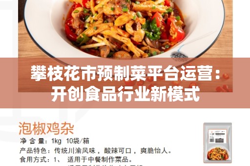 攀枝花市预制菜平台运营：开创食品行业新模式