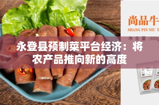 永登县预制菜平台经济：将农产品推向新的高度
