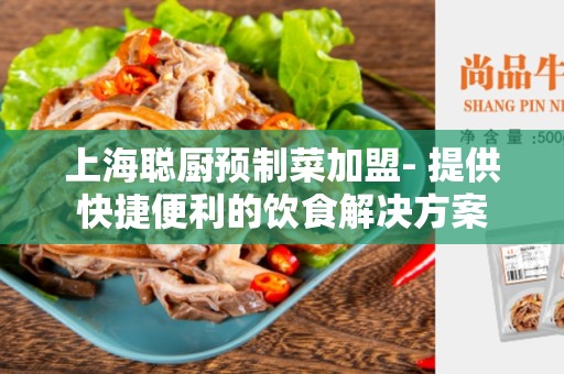 上海聪厨预制菜加盟- 提供快捷便利的饮食解决方案