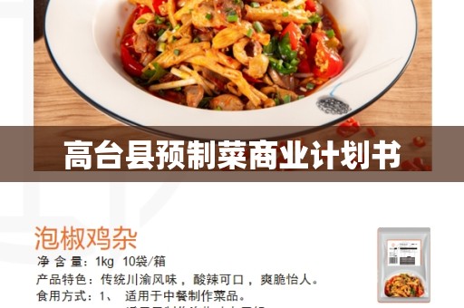 高台县预制菜商业计划书