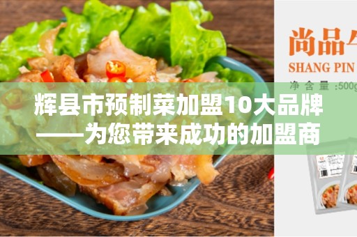 辉县市预制菜加盟10大品牌——为您带来成功的加盟商机