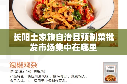 长阳土家族自治县预制菜批发市场集中在哪里