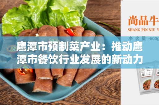 鹰潭市预制菜产业：推动鹰潭市餐饮行业发展的新动力