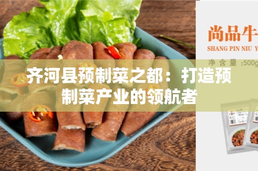 齐河县预制菜之都：打造预制菜产业的领航者