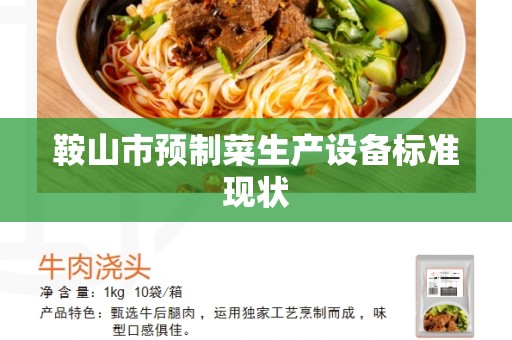 鞍山市预制菜生产设备标准现状
