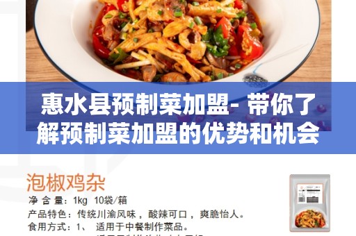 惠水县预制菜加盟- 带你了解预制菜加盟的优势和机会
