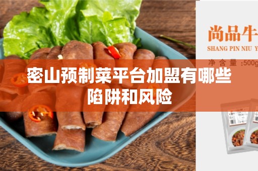 密山预制菜平台加盟有哪些陷阱和风险