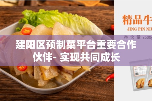 建阳区预制菜平台重要合作伙伴- 实现共同成长