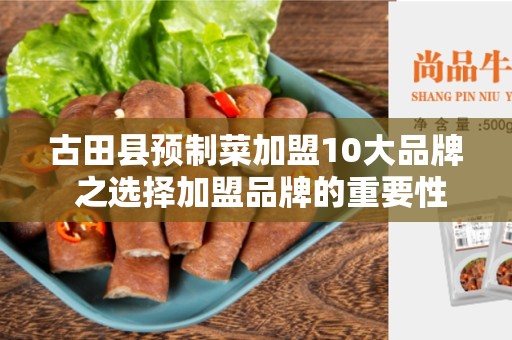 古田县预制菜加盟10大品牌 之选择加盟品牌的重要性