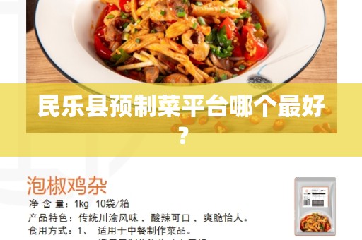 民乐县预制菜平台哪个最好？