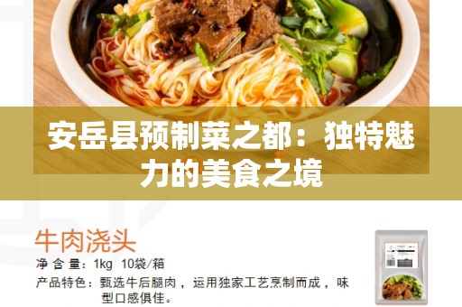 安岳县预制菜之都：独特魅力的美食之境