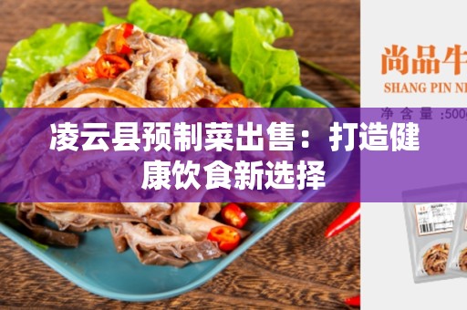 凌云县预制菜出售：打造健康饮食新选择