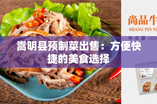 嵩明县预制菜出售：方便快捷的美食选择