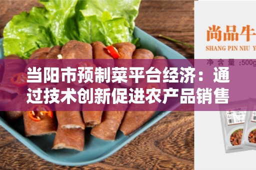 当阳市预制菜平台经济：通过技术创新促进农产品销售的新途径