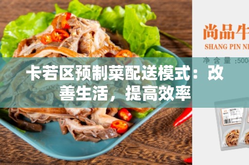 卡若区预制菜配送模式：改善生活，提高效率