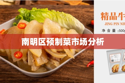 南明区预制菜市场分析