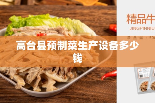 高台县预制菜生产设备多少钱