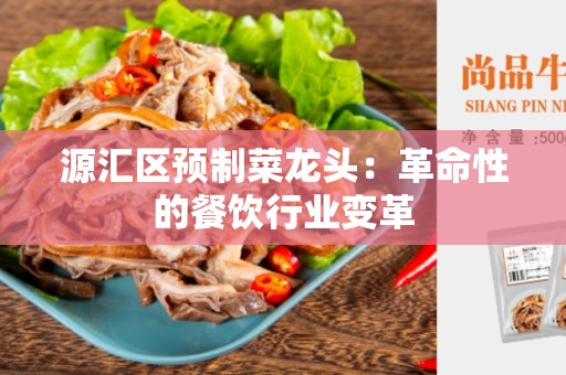 源汇区预制菜龙头：革命性的餐饮行业变革