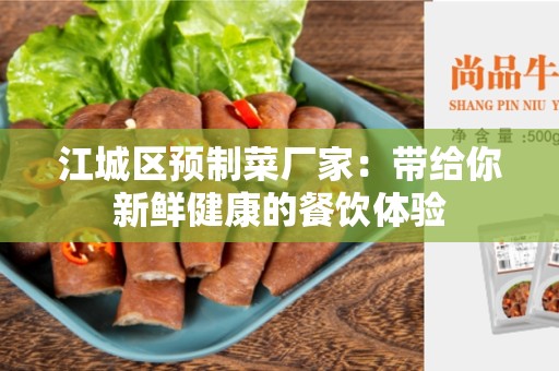江城区预制菜厂家：带给你新鲜健康的餐饮体验