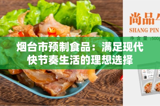 烟台市预制食品：满足现代快节奏生活的理想选择