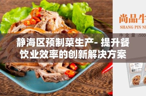 静海区预制菜生产- 提升餐饮业效率的创新解决方案