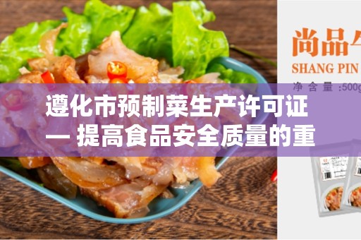 遵化市预制菜生产许可证 — 提高食品安全质量的重要步骤