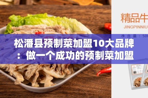松潘县预制菜加盟10大品牌：做一个成功的预制菜加盟者
