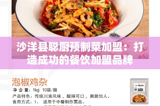 沙洋县聪厨预制菜加盟：打造成功的餐饮加盟品牌