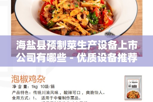 海盐县预制菜生产设备上市公司有哪些 - 优质设备推荐与比较