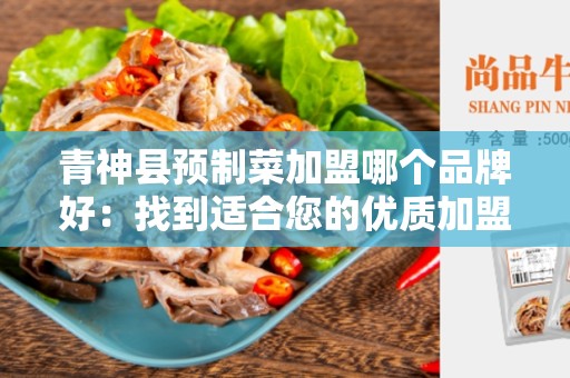 青神县预制菜加盟哪个品牌好：找到适合您的优质加盟品牌