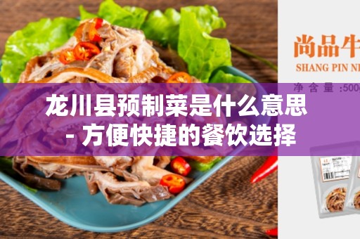 龙川县预制菜是什么意思 - 方便快捷的餐饮选择