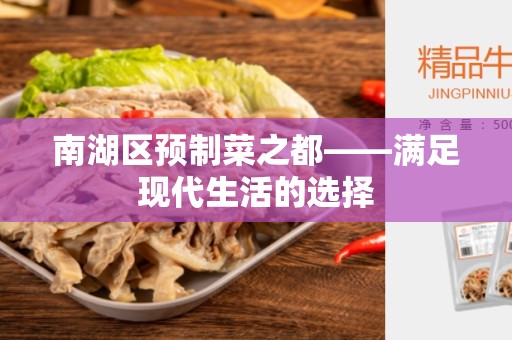 南湖区预制菜之都——满足现代生活的选择