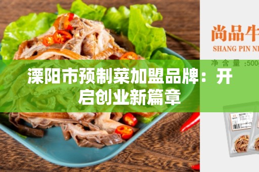 溧阳市预制菜加盟品牌：开启创业新篇章