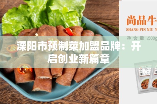 溧阳市预制菜加盟品牌：开启创业新篇章