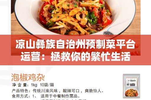 凉山彝族自治州预制菜平台运营：拯救你的繁忙生活