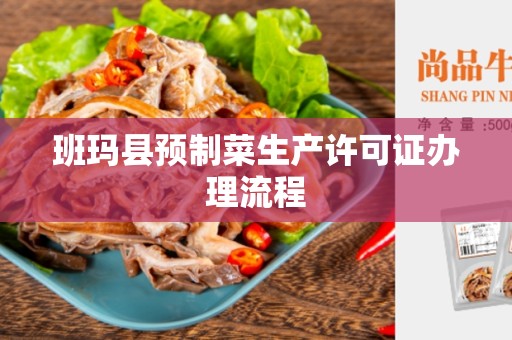 班玛县预制菜生产许可证办理流程