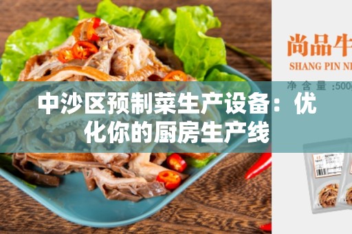 中沙区预制菜生产设备：优化你的厨房生产线