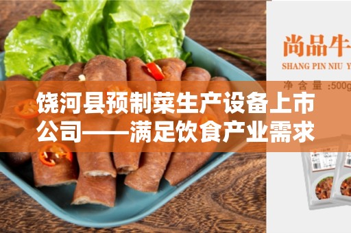 饶河县预制菜生产设备上市公司——满足饮食产业需求的领军企业