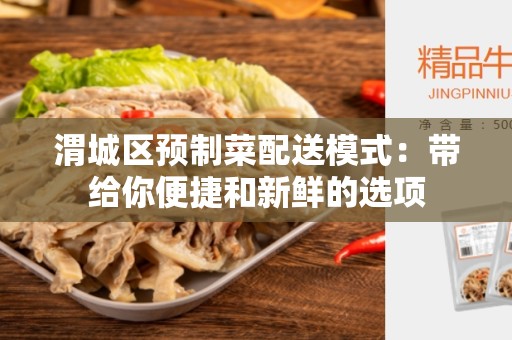 渭城区预制菜配送模式：带给你便捷和新鲜的选项
